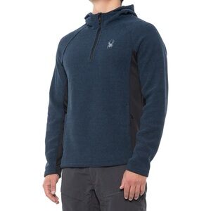 Spyder Boundless Midnight Blue and Black Hoodie